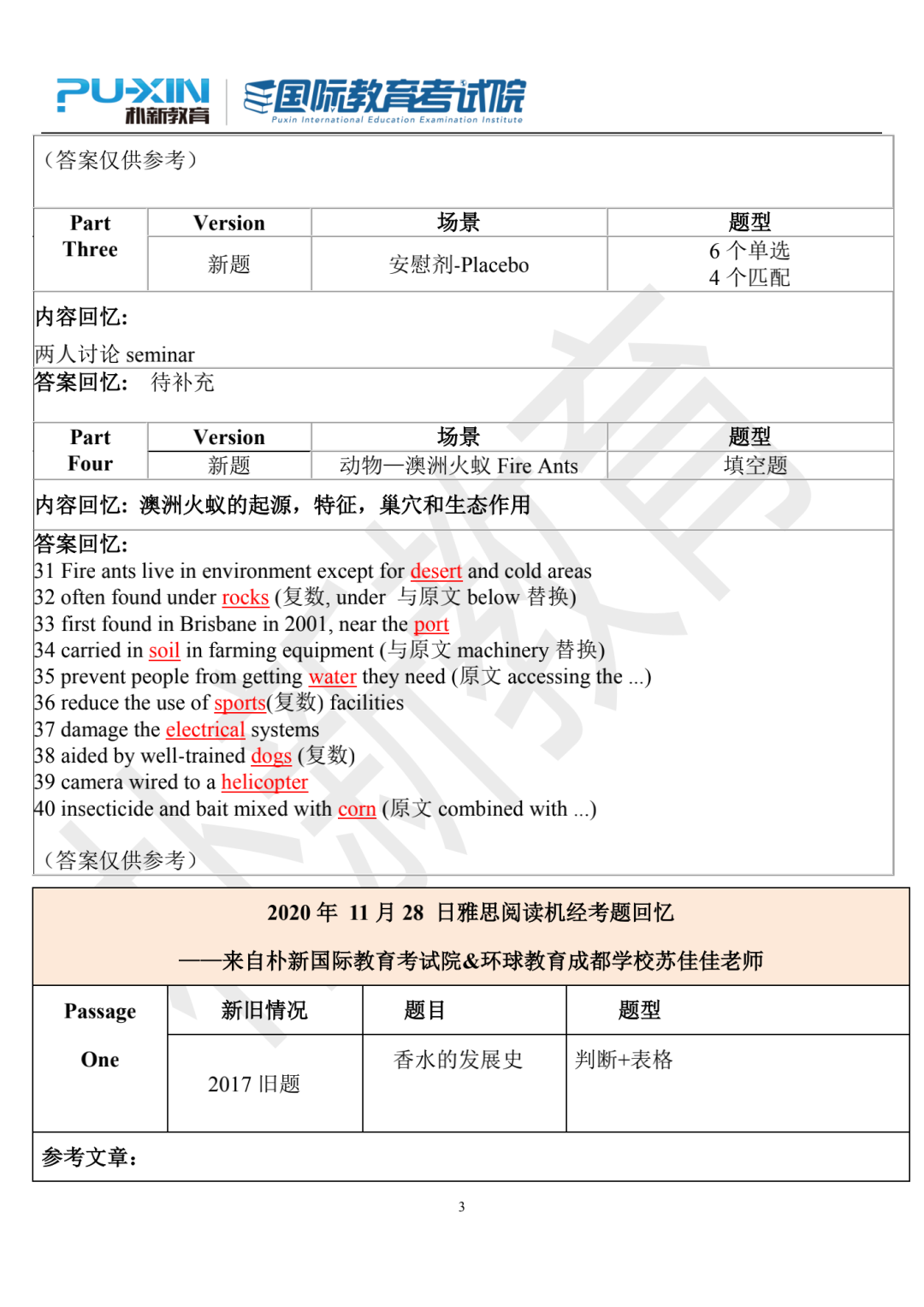 含范文11月28日雅思考试超详细版真题回忆