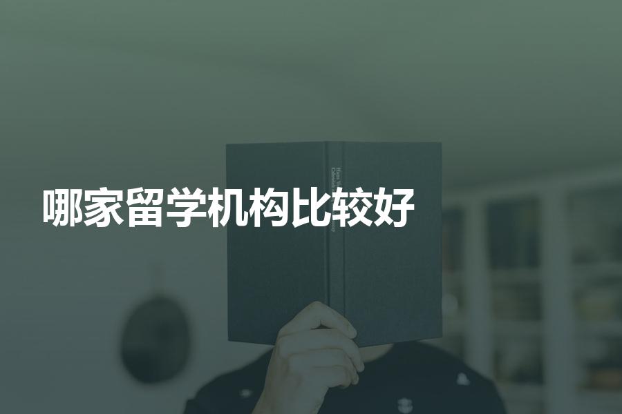 选择哪家留学中介机构比较好？这些选择策略请收好