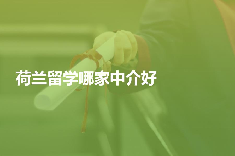 申请荷兰留学，选择哪家中介机构办理比较好？留学机构选择有技巧