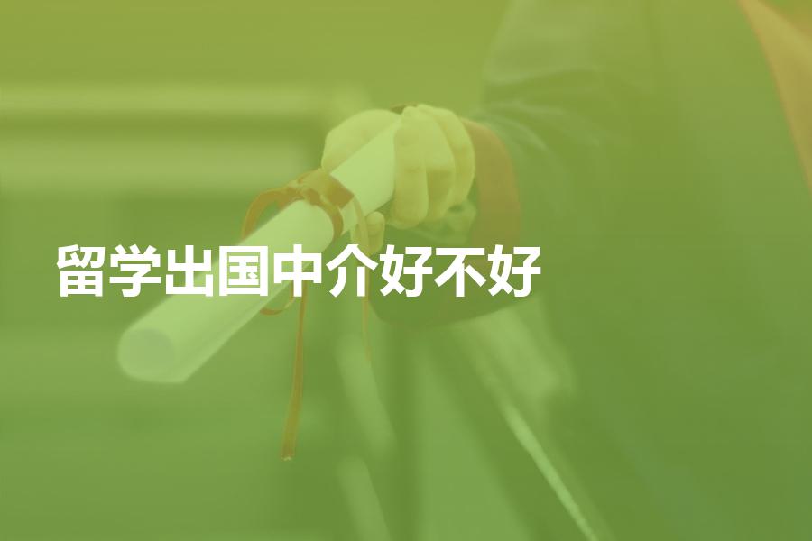 出国留学中介好不好？留学该不该找机构申请？
